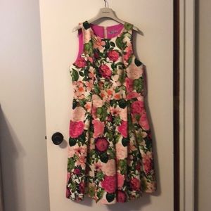 Eliza J tea-length dress with pockets
